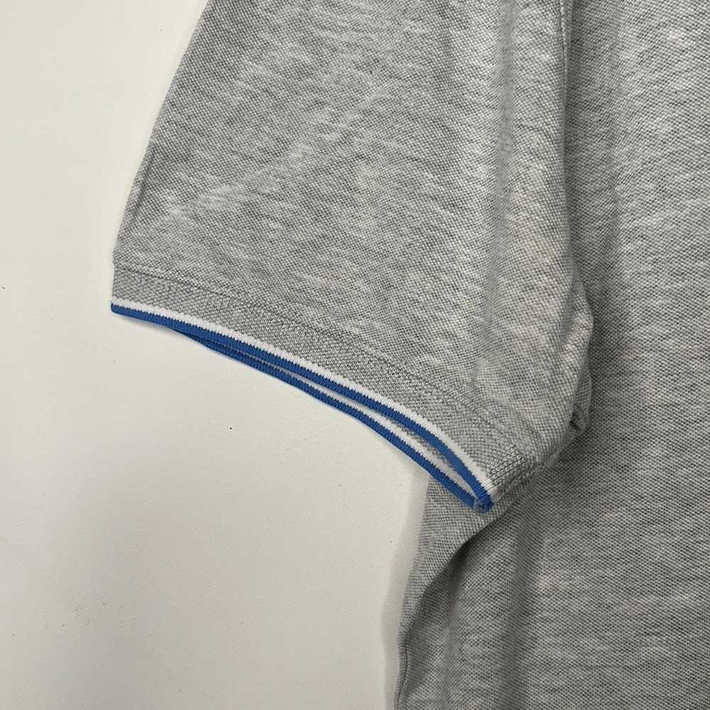 Rodd & Gunn Sports Fit Polo Shortsleeved Shirt Mens Size XL Gray and Light Blue - Picture 7 of 7